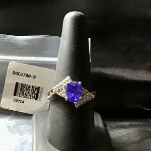 🚨SOLD OFFSITE🚨JTV Oval Blue Tanzanite Ring